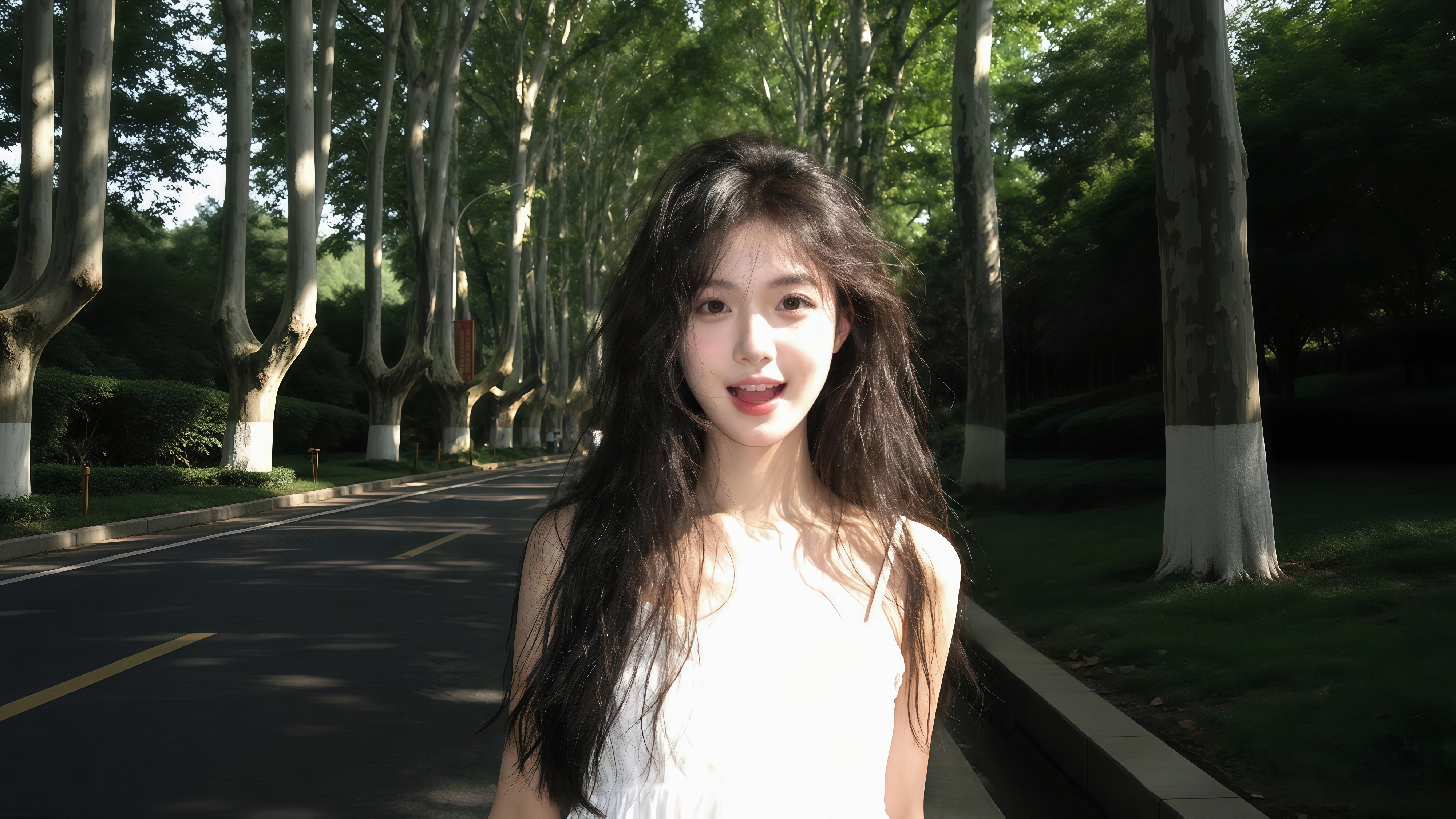 【哲风壁纸】夏日校园-户外写真