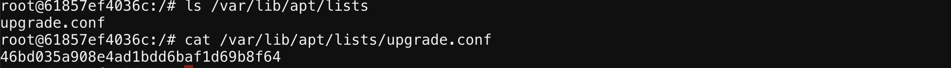 在 /var/lib/apt/lists 里找到 upgrade.conf